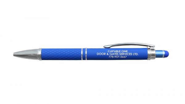 Capable One Door & Gate Services blue pen